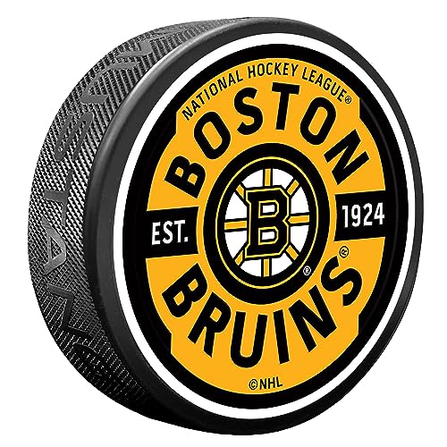Sports Decor Boston Bruins Gear Textured Puck