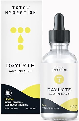 Miniatura 10 de Gotas de electrolitos Daylyte, sin sabor, sin azúcar, suplemento de hidratación diaria con magnesio, calcio y zinc (39 porciones)