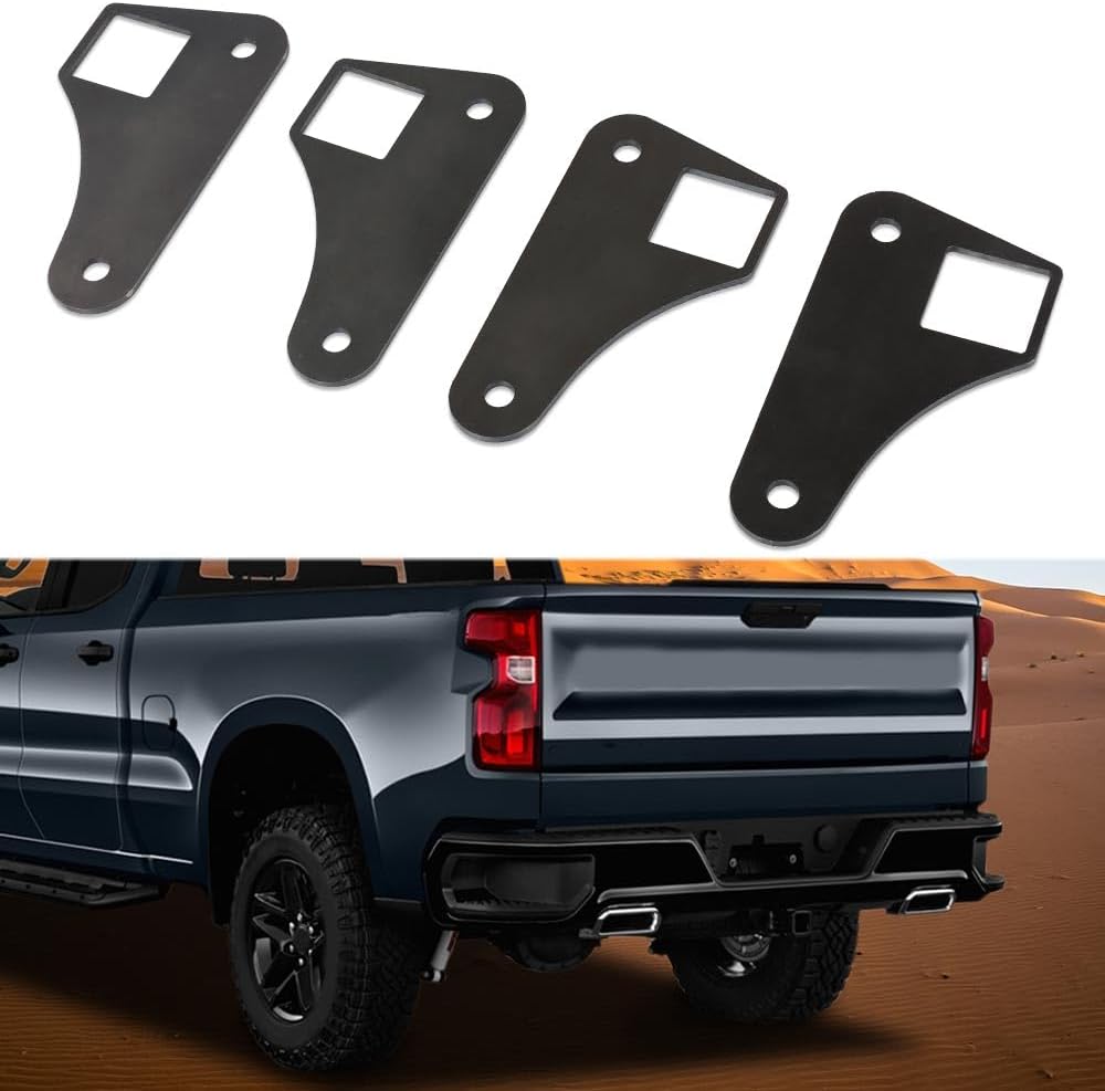 G-PLUS Square Tubing Air Ride Brackets Ladder Bar Mounting Parallel 4 Link Tabs 2"