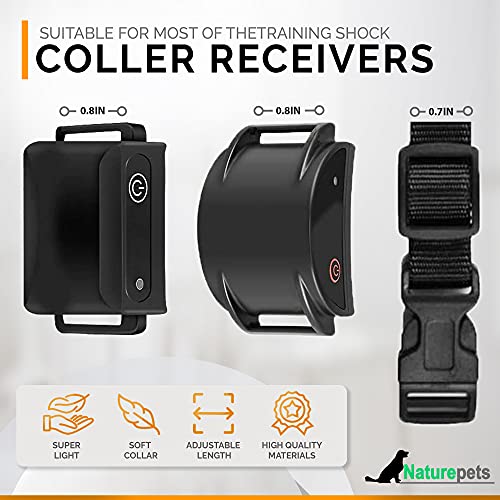 Naturapets Replacement Strap Nylon Collar For All Vibrating And Static Shock Anti Bark Training Collars For Dogs (Replacement Collar Only) (1 Collar) #TOP3