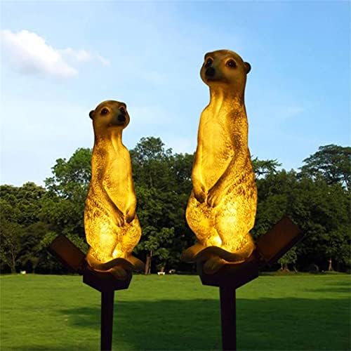 Gelb&Schwarz Meerkat Garden Ornament Solar Powered Waterproof Light