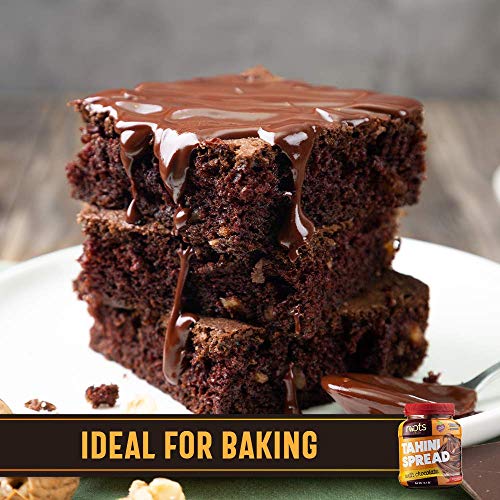 image for Roots Circle Chocolate Tahini Spread | Pack of 2 [14oz] Jars | Low Cal