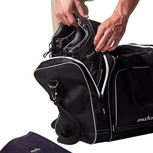 image for Athletico Bowling Bag & Seesaw Polisher Bundle - Single Ball Tote Bag 