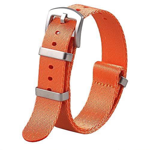Correa de reloj de nylon militar de 20 mm 22 mm de repuesto de nylon correa de reloj de hebilla pesada, 20mm, Cuarzo creado Cover