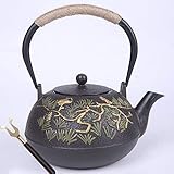 Tipo di bevanda: set da tè Home Wang Teiera Smalto Fischietto 1.2 Teiera Naturale in Yixing Senza Bpa Samovar Teiera in Ghisa Vetro Teiera Smaltata in Ceramica da Bollitore Smaltato Argilla Puer Tea-Teapot_with_Clip_A