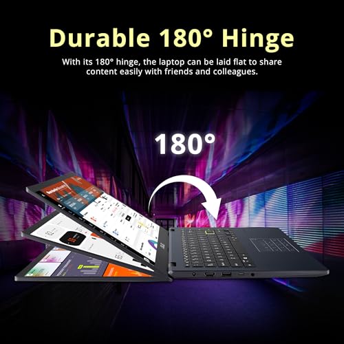 ASUS 14" FHD Laptop, Intel Celeron N4500 Processor, 4GB RAM, 64GB eMMC, Intel Iris Xe Graphics,Webcam, WiFi, Bluetooth, Win 11 S, Quiet Blue, Parent - Image 6