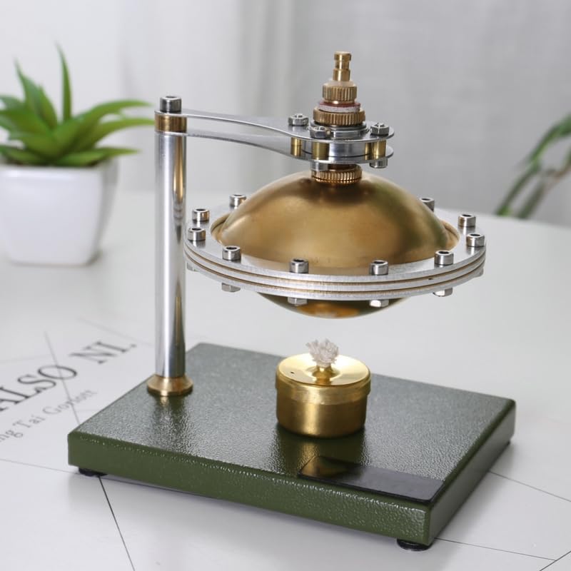 Moteur de moteur Stirling à air chaud à suspension par rotation d'ovni Générateur de chaleur et d'électricité à vapeur Modèle éducatif de kits de jouets