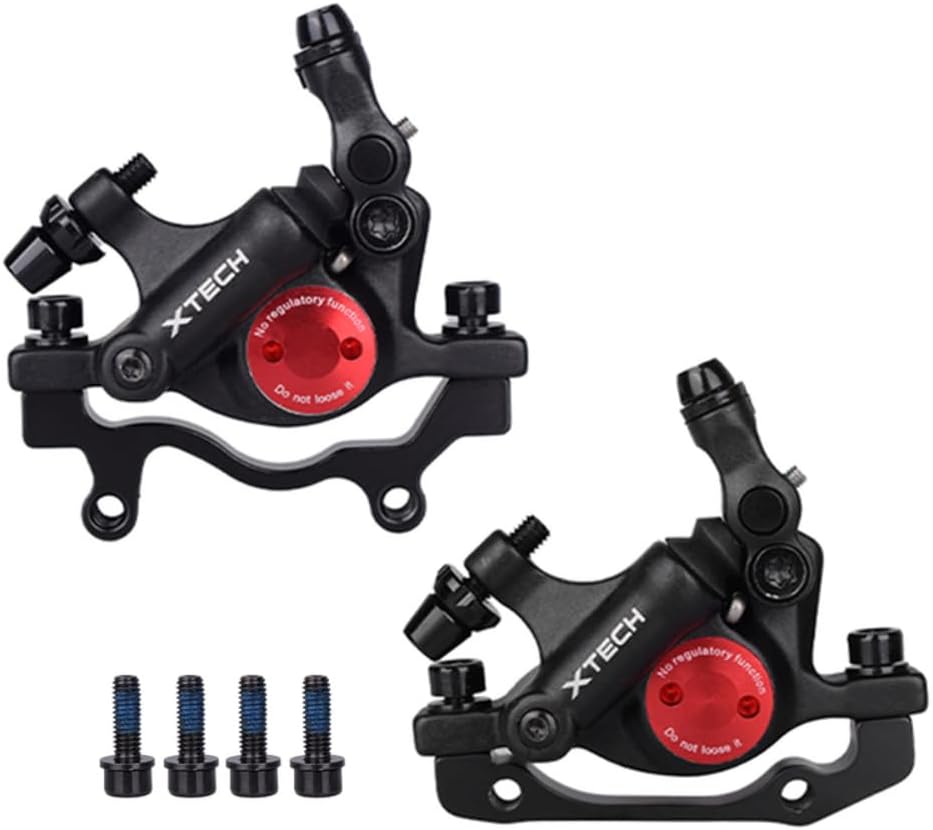 Zoom XTECH HB100 Mountain Bike Hydraulic Line Pulling Disc Brakes Electric Folding Car Mountain Road Bike Line Pull Oil Brake Disc Brake Set