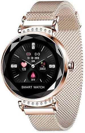 smartwatch feminino dourado