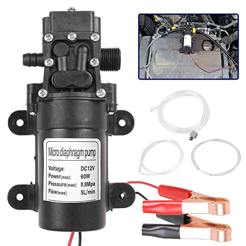 Fuel Transfer Pump 12V, Diesel Oil Extractor Pump With 3 Hose, 5L/Min 60W #TOP7