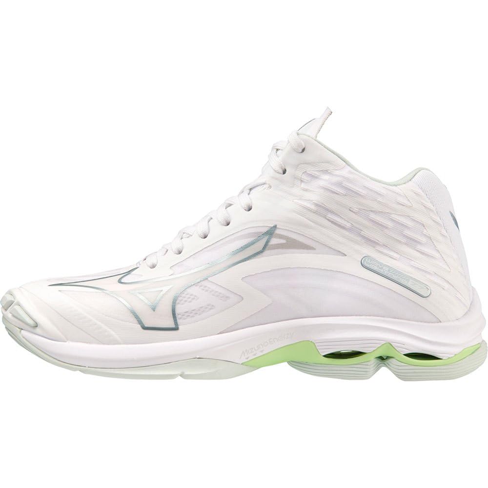 Mizuno Lightning Z7 Mid Mujer Zapatos de Voleibol Blanco