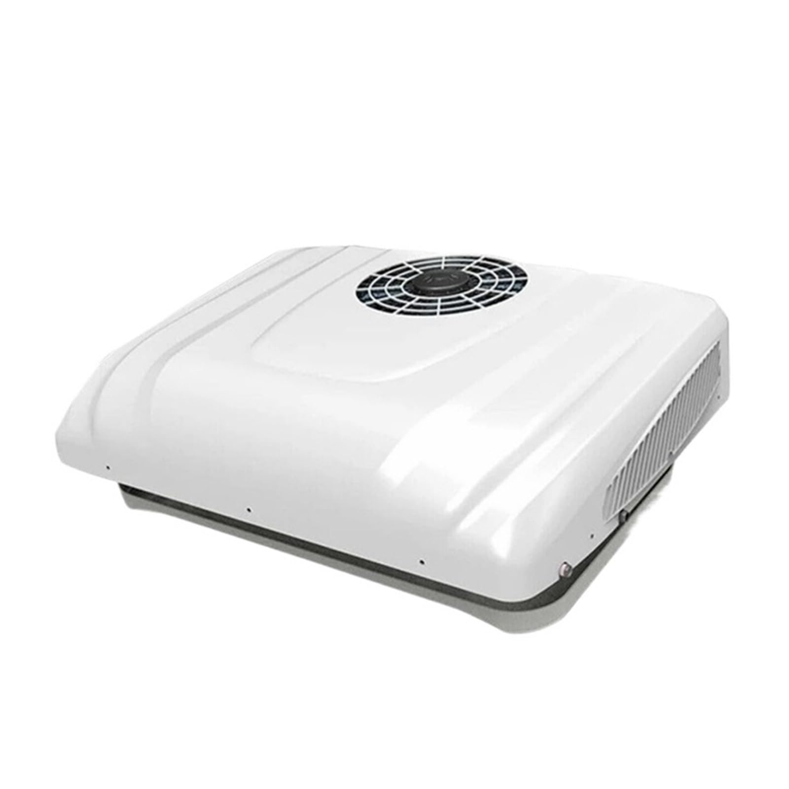 Rooftop Air Conditioner 12V 24V For Truck Camper Van Motorhome Excavators Forklift Engineering Machinery Quiet Comfort Highly Efficient Cooling(White 12V)