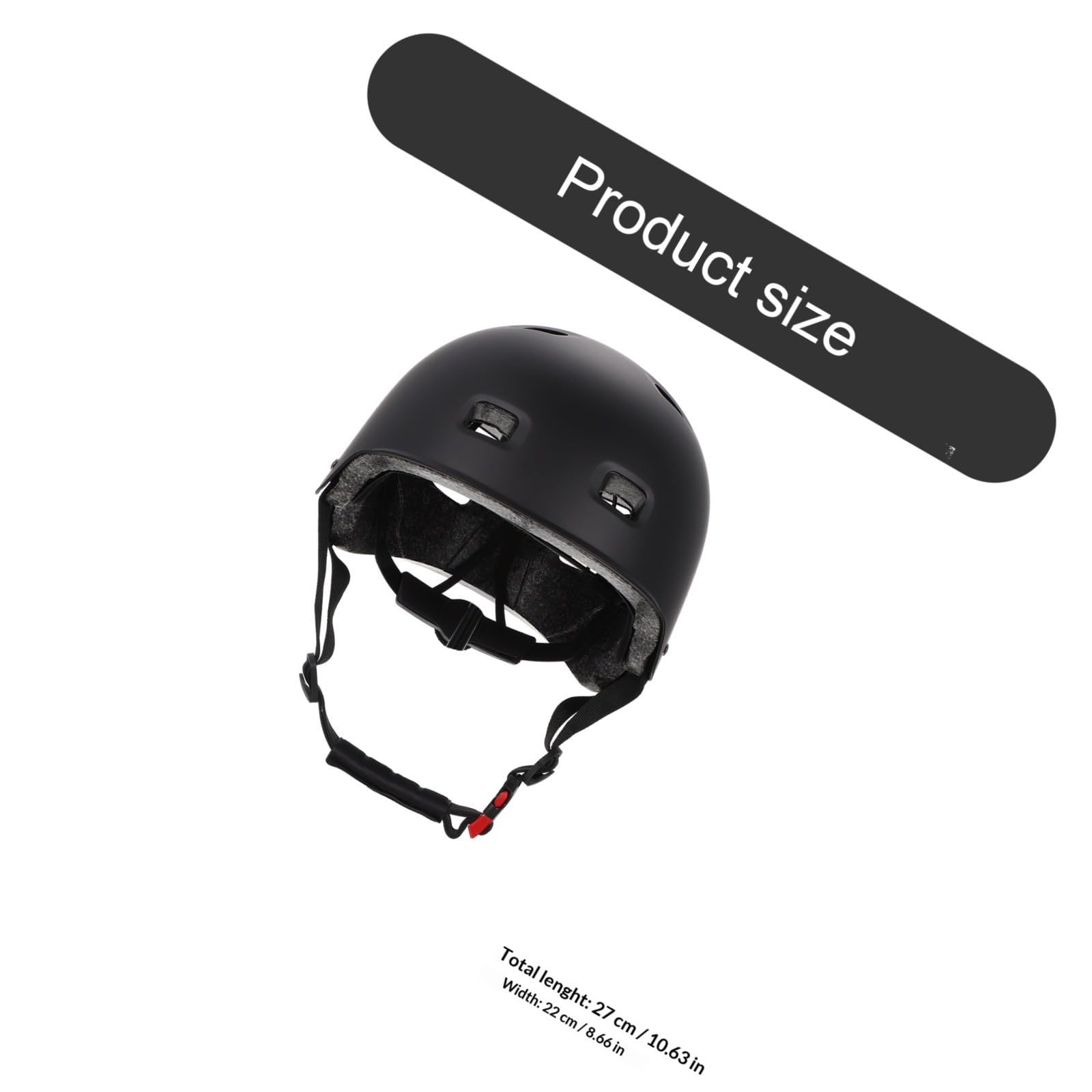 Casco para Patinaje en Línea Abs Negro para Adulto