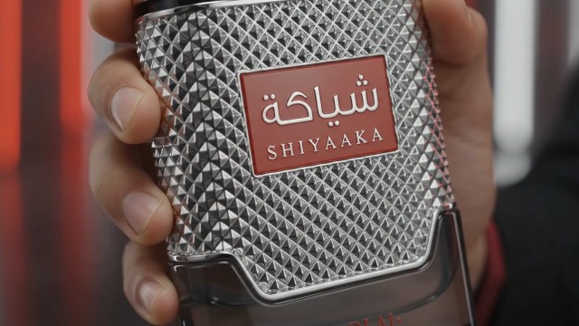 Khadlaj Shiyaaka Silver Eau de Parfum Spray for Men, 3.4 Ounce