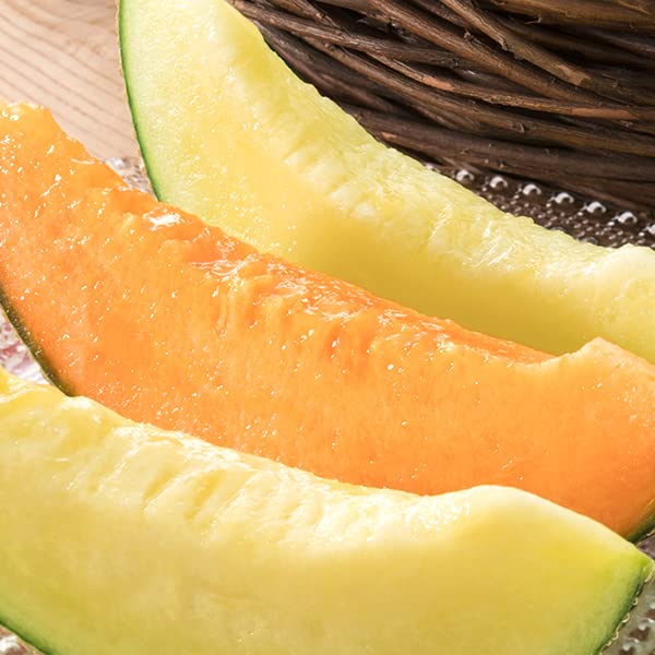 北のデリシャス 山形県産 庄内メロン 赤肉・青肉セット 2玉 (秀品/1玉 1.5kg/常温品) 庄内砂丘 アンデスメロン お中元 ギフト 贈り物 お祝い プレゼント 果物 フルーツ お取り寄せ