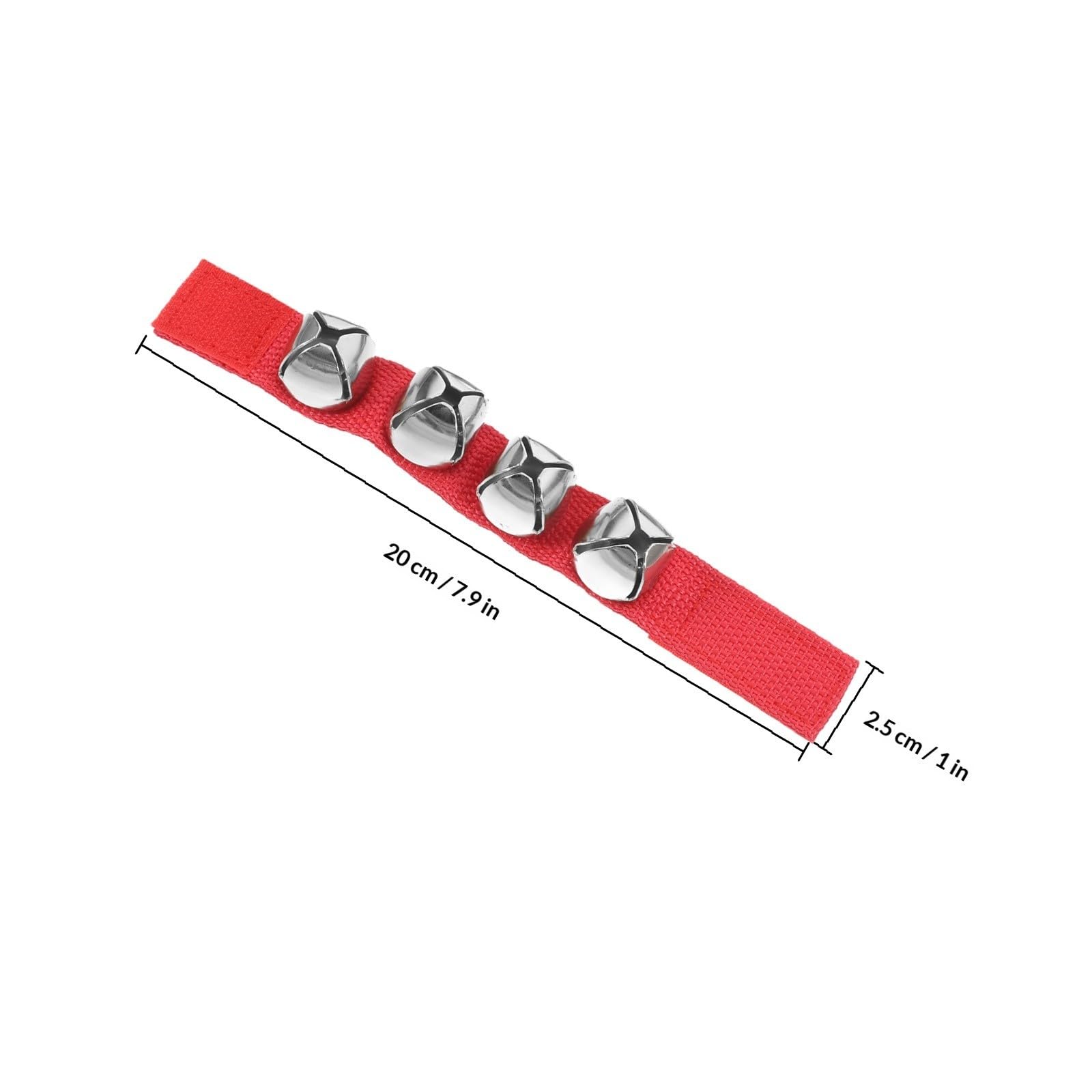 24 Pezzi Bracciale Campanellini Natalizi per Metallo | Suono al Movimento del Polso, Adatto a Ragazzi, Colori Rosso e Verde, per Carnevale e Feste