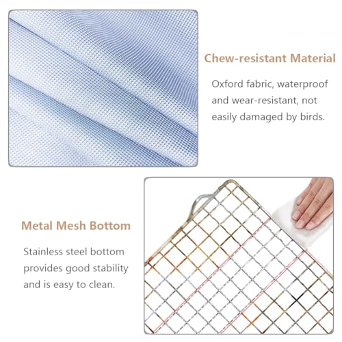 Image of Bird Nest House Bird Bed Hanging Hammock Tent Waterproof Hideaway Cave Snuggle Hut for Parrot Parakeet Cockatiel Conure Budgie Lovebird Small