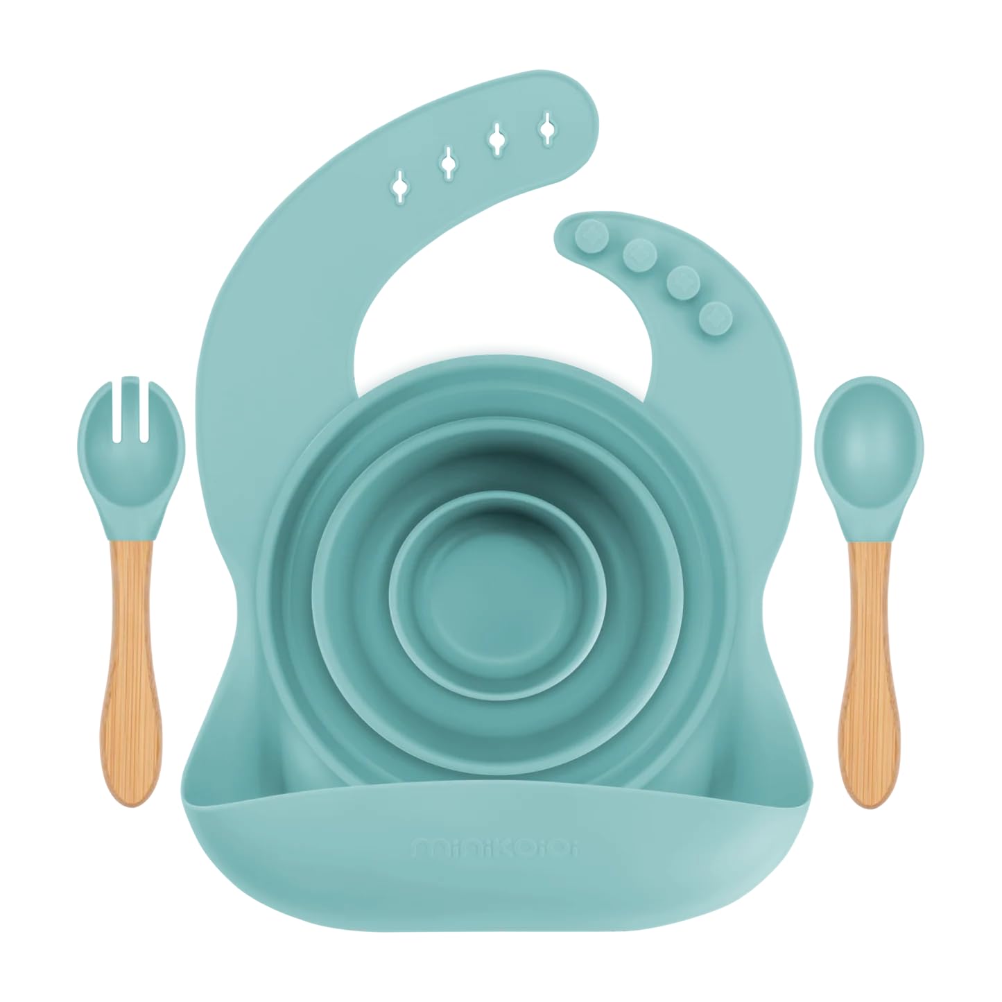 OiOi BLW Set III - Aqua Green