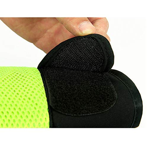 Maxxmma Neoprene Washable Heavy Bag Gloves - Boxing Punching Training (Neon Yellow, S/M) #TOP4