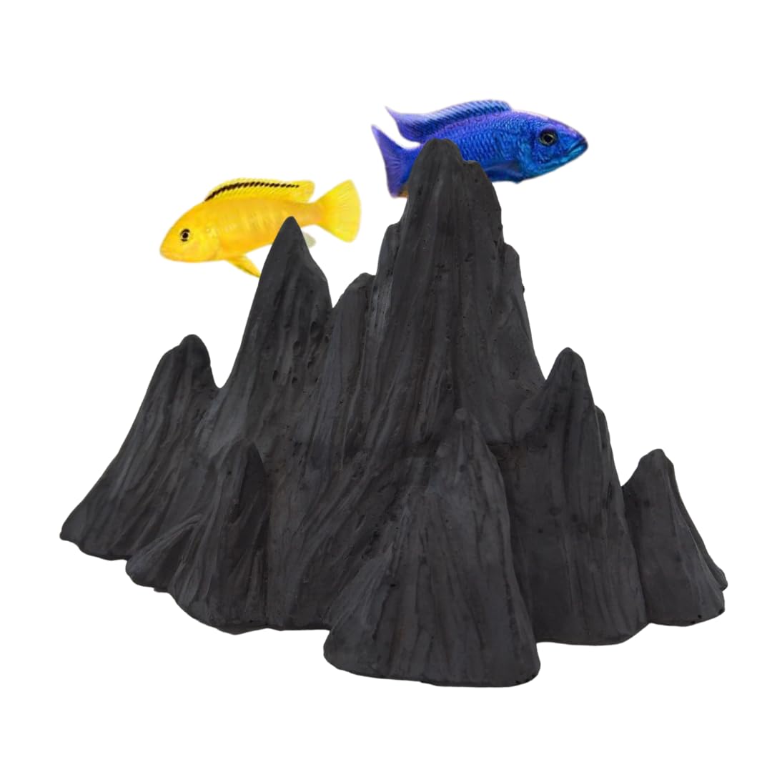 SANSEFERO Premier Plants Aquarium Ornament Ceramic Decoration Mountain View for Fish Tank Micro Landscape Ornaments Office, Table, Home, Fish Tank Decorative Ornament (Mountain) (B0CHWP8PLC) Amazon Price History, Amazon Price Tracker