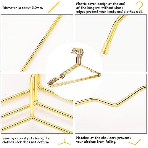 Qualsen Coat Hangers Metal Hangers for Clothes Adult Clothes Hangers Space Savers - Image 3