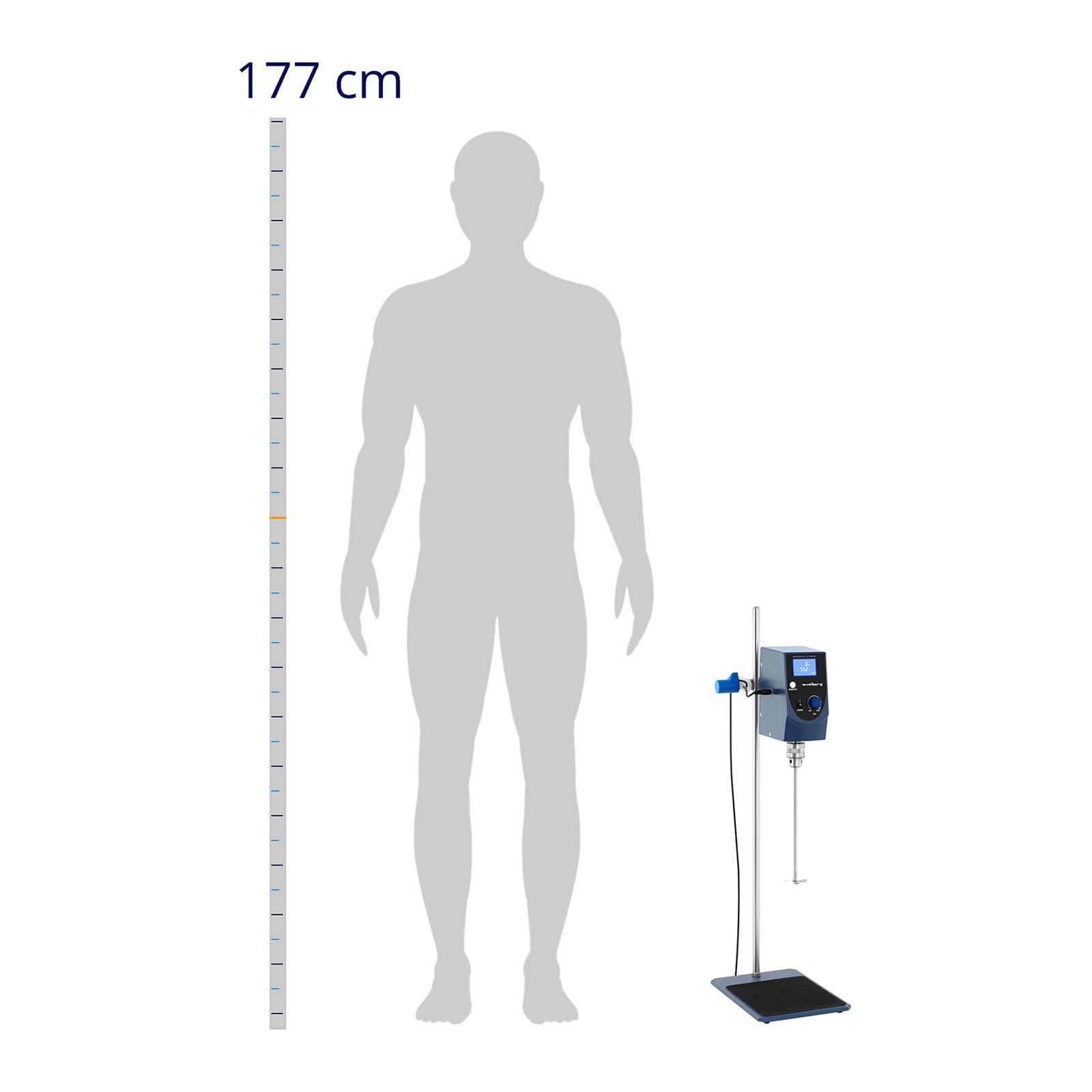 Steinberg Systems SBS-MR-2540 - Agitatore da laboratorio Overhead fino a 40 l, 100-2500 giri/min, timer Stirrer agitatore laboratorio