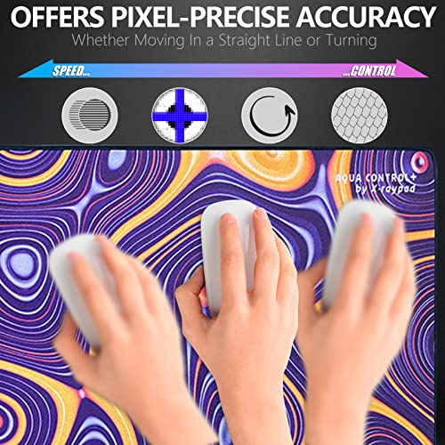 Alfombrilla de ratón para Juegos X-Raypad Aqua Control Plus Rob AC+, Ultra Alta precisión con Velocidad Capacidad de Control, diseñada para Jugadores Fps con Bajos requisitos de dpi - imagen 4