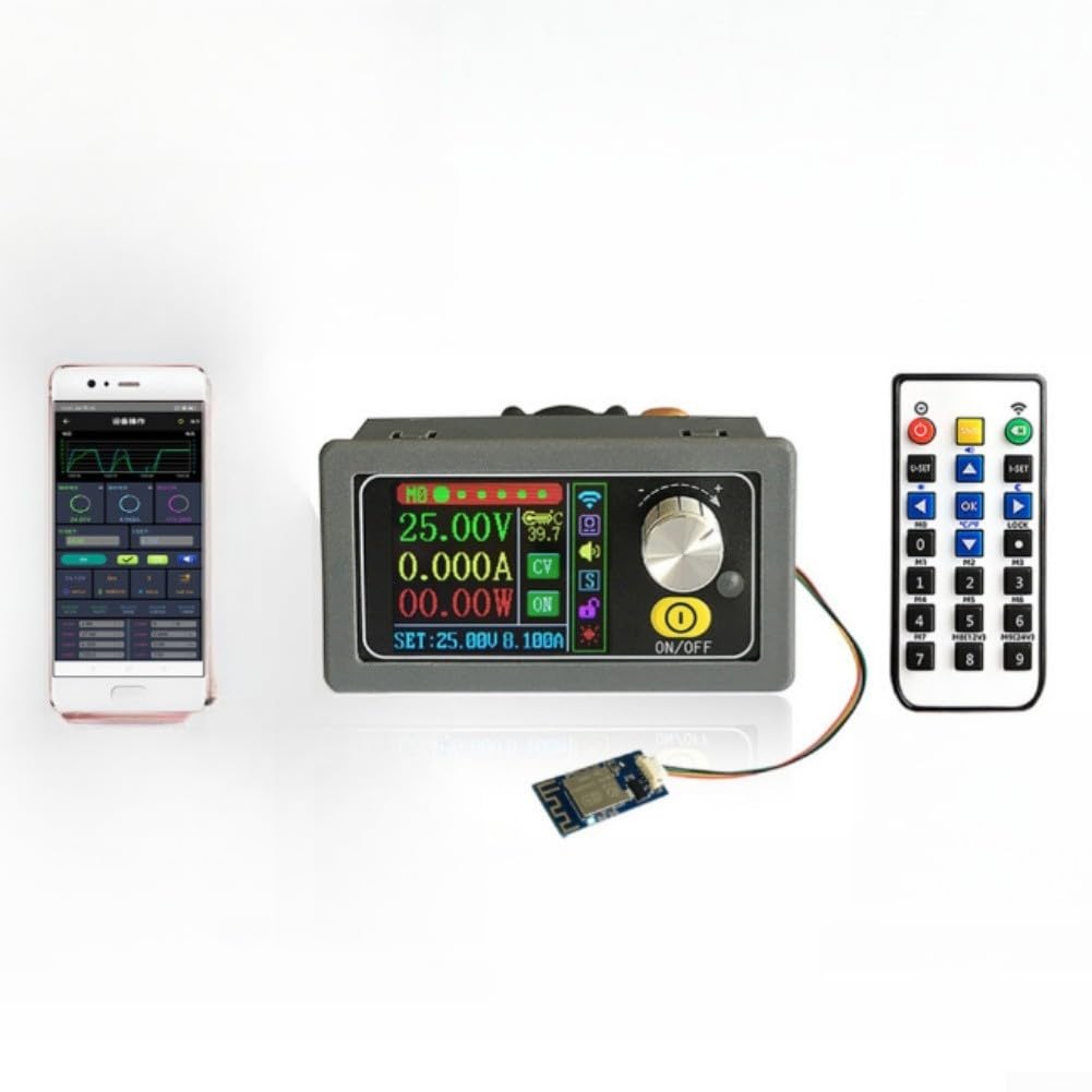 Fuente de alimentación digital de laboratorio 0-50 V regulable con