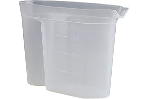 OCSParts 48 Oz. Clear Plastic Measuring Pitcher with Convenient Compact Design