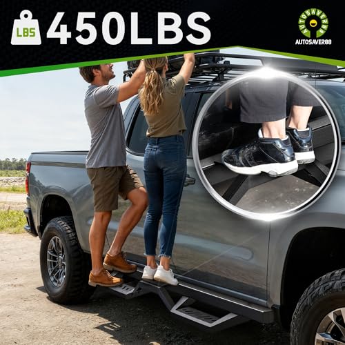 Estribos laterales para RAM 1500 2019-2026, negro miniatura 3