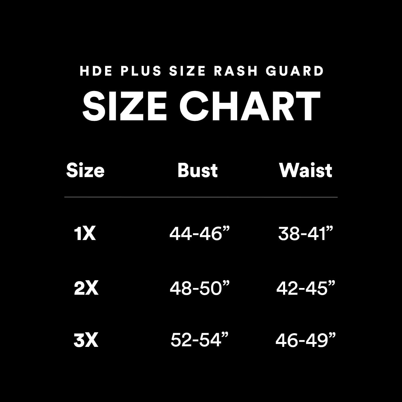 HDE Plus Size Rash Guard for Women UPF 50 Quick Dry Long Sleeve Swim Top - Image 3