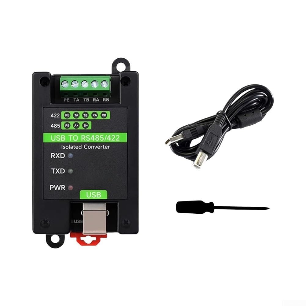 USB convertidor serie montaje en carril carcasa ABS