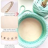 Zoom IMG-2 6 pezzi base cesto uncinetto Zoom IMG-2 6 pezzi base cesto uncinetto