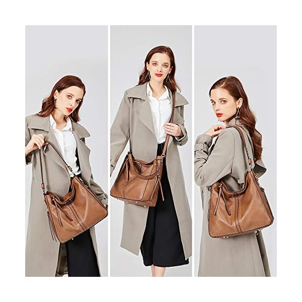 Hobo-Bags-for-Women-Large-Concealed-Carry-Purses-and-Handbags-Faux-Leather-Crossbody-Satchel-Shoulder-Bag-with-Gun-Holster Montana West Hobo Bag for Women Large Vegan Leather Purses and Handbags Tote Bags Crossbody Shoulder Bags With Holster MWC-G1001RD