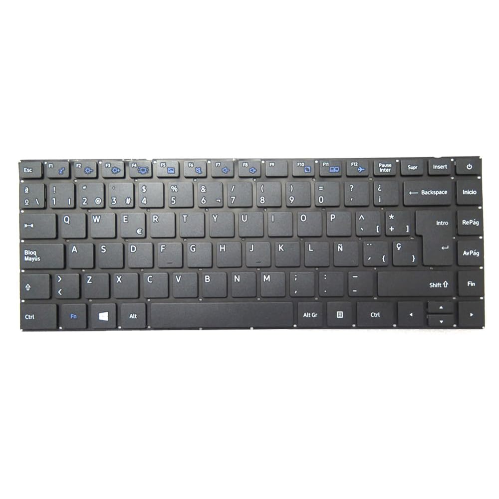 Nuevo Teclado para Dynabook Satellite Pro C40-G-109 C40-G-10P C40-G-10S C40-G-10Y C40-G-10Z C40-G-110 C40-G-111 C40-G-11E C40-G-11I C40-G-11L C40-G-11R C40-G-13E Español sin Teclado numérico