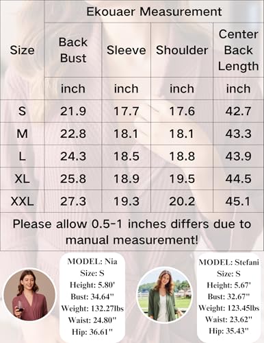 Ekouaer Robes For Women Long Waffle Knit Bathrobe Lightweight Kimono Robe Soft Shawl Collar Spa Robes With Pockets S-Xxl thumb #5
