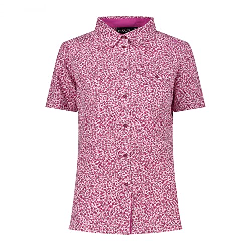 CMP Hemden Damen Hemd Woman Shirt Bianco-Malva 48