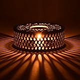 Creano Stövchen aus Edelstahl mit Teelichthalter, Teewärmer, Kaffeewärmer, Teelicht, Teawarmer, stabil klappert Nicht, Rechaud für sämtliche Teekannen geeignet