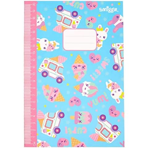 Smiggle A5 Sunny Lined Exercise Book Cover