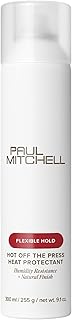 Paul Mitchell Hot Off The Press Heat Protectant, Humidity Resistance, Flexible Hold + Natural Finish, For All Hair Types