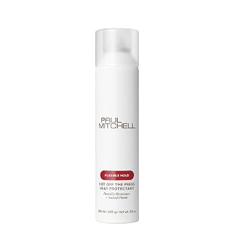 Paul Mitchell Hot Off The Press Heat Protectant, Humidity Resistance, Flexible Hold + Natural Finish, For All Hair Types