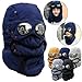 Winter Thermal Pilot Trapper Hat with Glasses for Men Women,Outdoor Windproof Ski Mask Cap Fashion Warm Hat for Cycling (US, Alpha, One Size, E#)