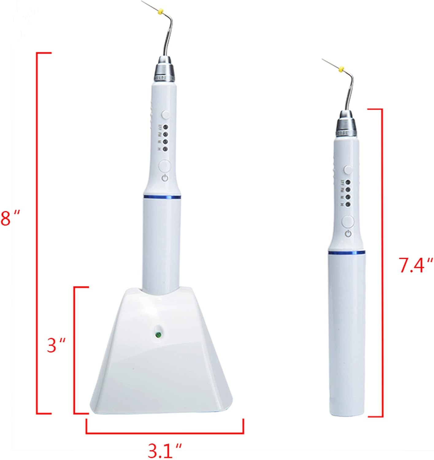 Cordless Obturation System Gutta Percha Heated Pen 4 Tips Obturation Filling Pen