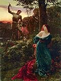 Chivalry- Frank Dicksee - Canvas or Print Wall Art