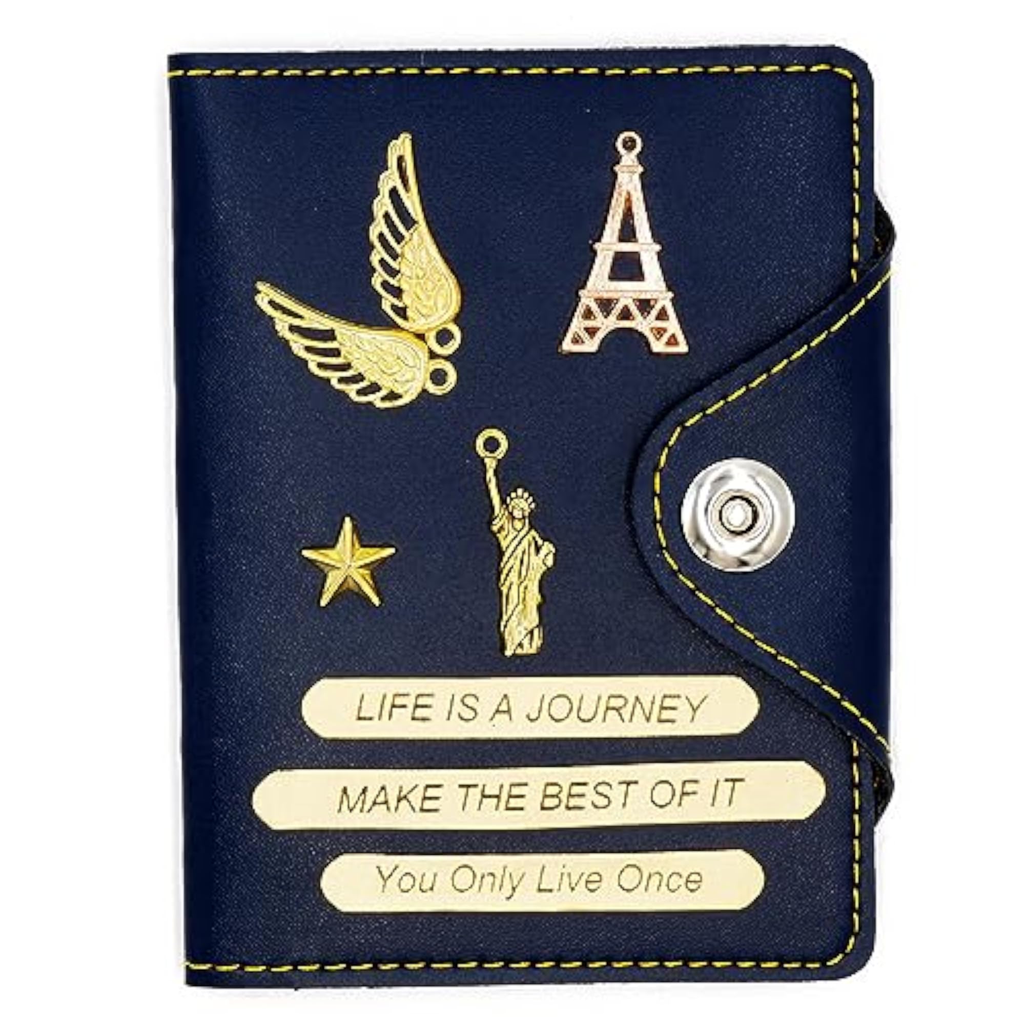 Premium Faux Leather Passport Cover Wallet