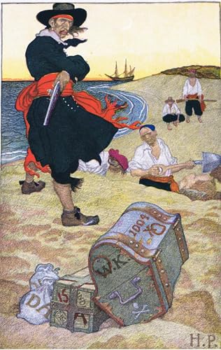 Pintura murales decor de piratas en lienzo de 60x90cm con alta nitidez de impresion