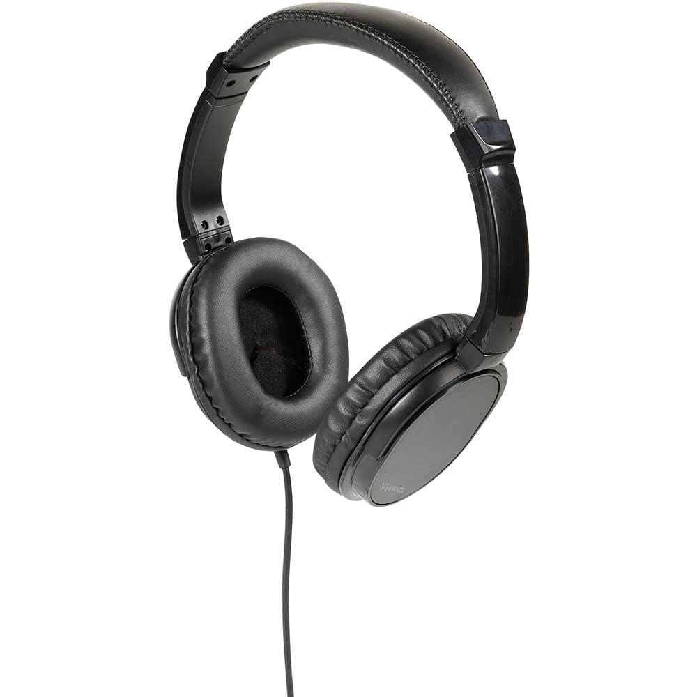 Vivanco TV Comfort 70 Schwarz Ohraufliegend Kopfband - Kopfhörer (Ohraufliegend, Kopfband, Verkabelt, 20 - 20000 Hz, 5 m, Schwarz)