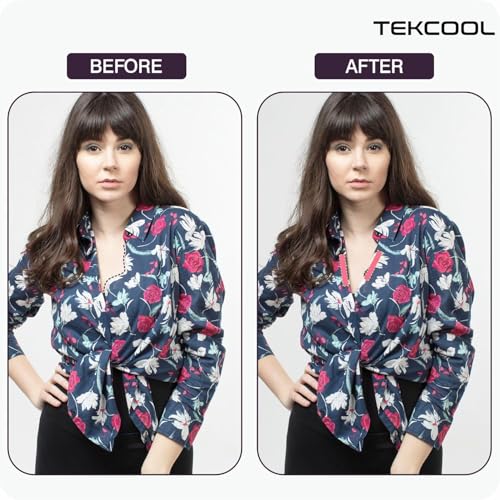 Image of TEKCOOL 216 Strips Double Sided Tape for Fashion, Clothing and Body | All Day Strength Invisible Dress Tape for Women | Gentle to Stick on Skin and Clothes | Transparent (216 Strips);