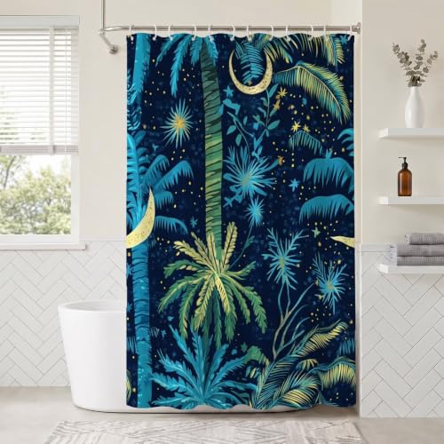 Rideau de douche lavable en machine 130x170 anti-éclaboussures baignoire