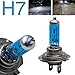Riloer 1 x H7 Autoscheinwerfer, 12 V, 100 W, LED-Umwandlungskugeln, 8500 K, heller Halogen-Scheinwerfer